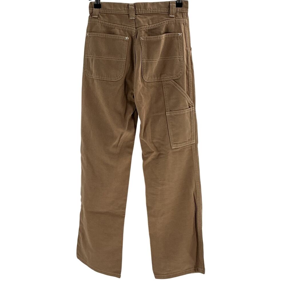 Reformation Structured Soft Coffee Harrison Carpenter Pants Size 24 - Picture 3 of 4